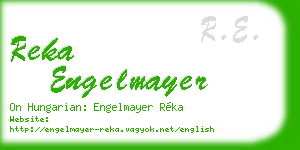 reka engelmayer business card