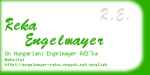 reka engelmayer business card